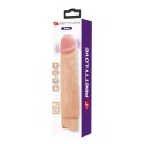 Rufus — realistyczny wibrator dildo: 10 trybów wibracji, TPE, 23,8 cm - 12