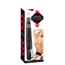 Wibrator Push Thrusting Black — mechanizm posuwisto-zwrotny, żyłkowana powierzchnia, TPE/ABS, 27,7 cm - 1