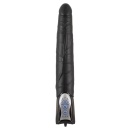 Wibrator Push Thrusting Black — mechanizm posuwisto-zwrotny, żyłkowana powierzchnia, TPE/ABS, 27,7 cm - 3