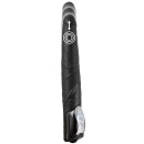Wibrator Push Thrusting Black — mechanizm posuwisto-zwrotny, żyłkowana powierzchnia, TPE/ABS, 27,7 cm - 4