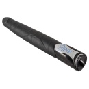 Wibrator Push Thrusting Black — mechanizm posuwisto-zwrotny, żyłkowana powierzchnia, TPE/ABS, 27,7 cm - 7