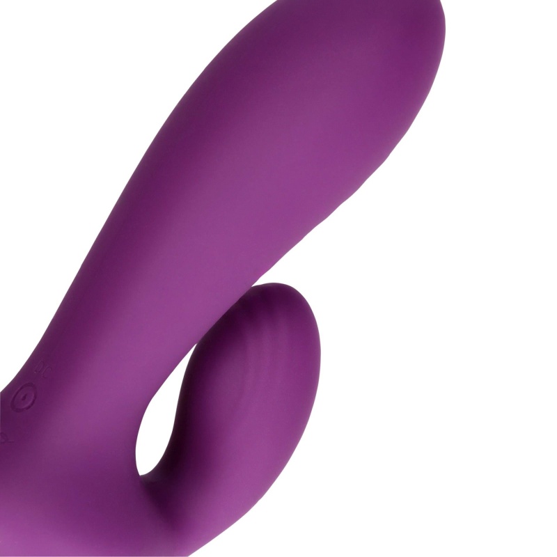 Ultramiękki wibrator punktu G LOVE065PUR - 2 silniki, 13,3 cm - 8