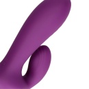 Ultramiękki wibrator punktu G LOVE065PUR - 2 silniki, 13,3 cm - 8