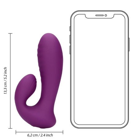 Ultra Soft Silicone G-Spot Vibrator - 12