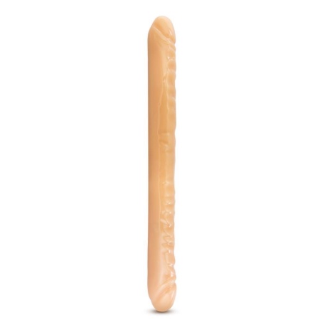 B YOURS 18INCH DOUBLE DILDO BEIGE - 2