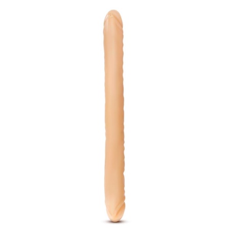 B YOURS 18INCH DOUBLE DILDO BEIGE - 3