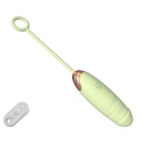 Vibrating Silicone Love EGG USB 7 vibration and thrust functions / Remote control Green - 1