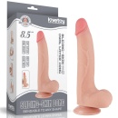 Dildo Sliding Skin Dual Layer 21,6 cm flesh - 1