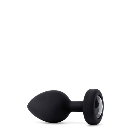 Korek analny wibrujący Jewel Plug XXL z pilotem - bezszwowy silikon medyczny, wkładka 9,85 cm, średnica 5 cm - 5