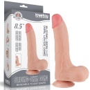 Dildo 8,5 cala (21,6 cm) Sliding Skin Dual Layer Cielisty - 1