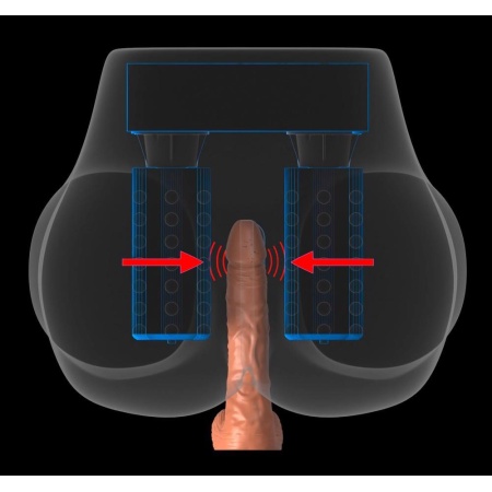 Tors masturbator Milk Me Silly – napęd obrotowy, 31 × 30 × 18 cm - 5