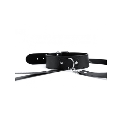 Black Collar And Leash - 1 2
