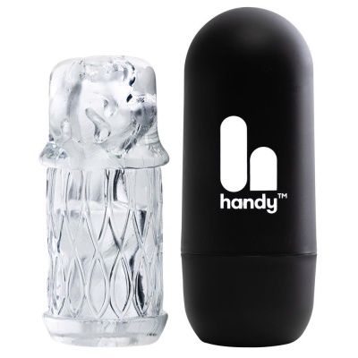 Rękaw zamienny Dream Sleeve Lotus do masturbatora The Handy - tekstura lotosu, TPE, 13-14 cm - 1 2