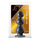 Fierce Carbon Metallic Black - wtyczka analna z trzema zwężanymi sekcjami i systemem Lock On, 25,4 cm - 1