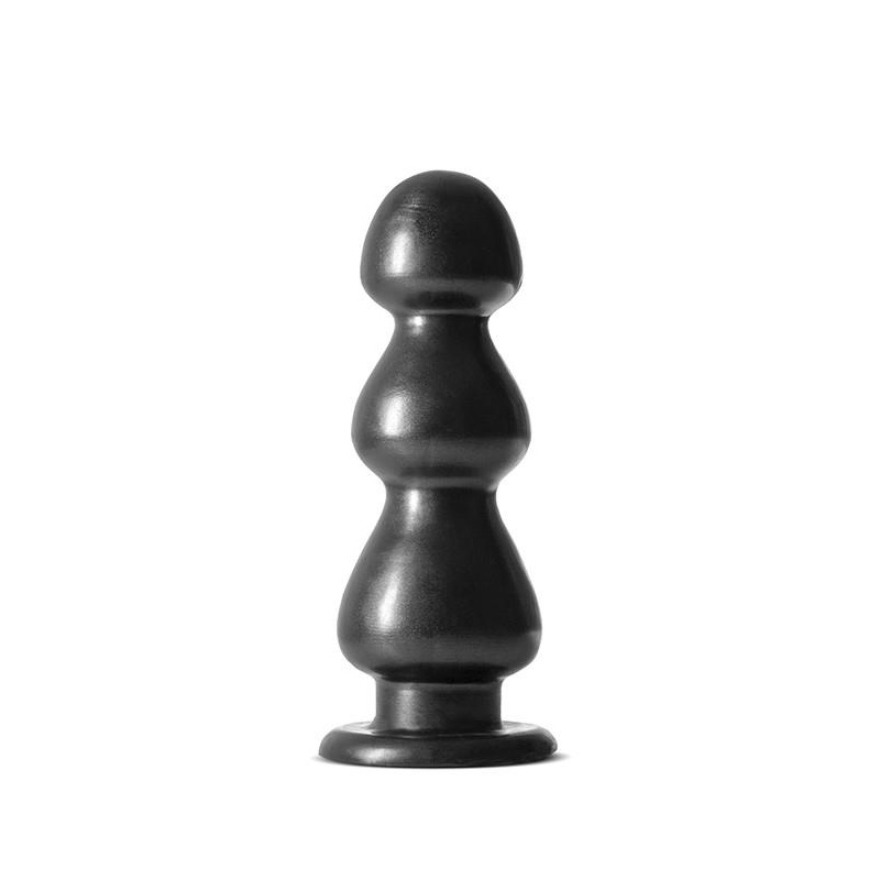 Fierce Carbon Metallic Black - wtyczka analna z trzema zwężanymi sekcjami i systemem Lock On, 25,4 cm - 2
