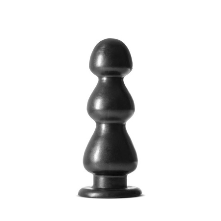 Fierce Carbon Metallic Black - wtyczka analna z trzema zwężanymi sekcjami i systemem Lock On, 25,4 cm - 2