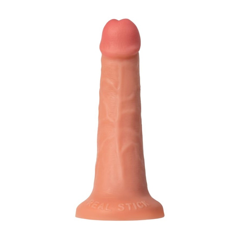 Realistyczny dildo RealStick CALIBER 20/4 z przyssawką, PVC, 20 cm długości x 4 cm średnicy - 2
