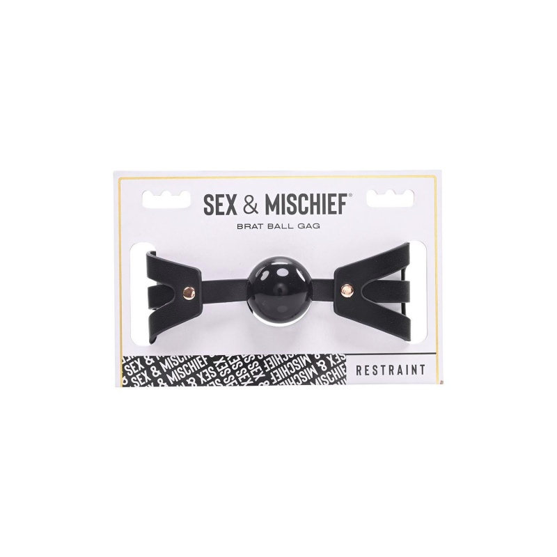 SEX AND MISCHIEF BRAT BALL GAG - 1