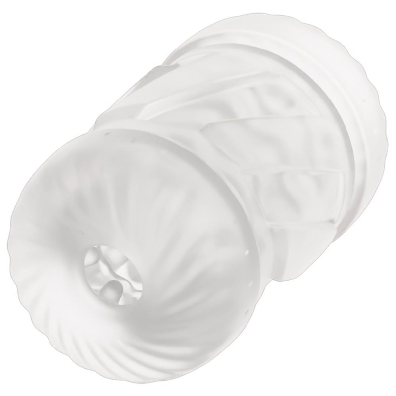 Wymienna wkładka WYNE Sleeve No. 10 - segmentowana, elastyczna struktura stymulująca z TPE, dł. 11,5 cm, śr. wewn. 2 cm - 3