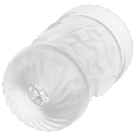 Wymienna wkładka WYNE Sleeve No. 10 - segmentowana, elastyczna struktura stymulująca z TPE, dł. 11,5 cm, śr. wewn. 2 cm - 3