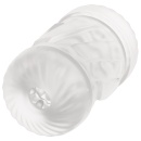 Wymienna wkładka WYNE Sleeve No. 10 - segmentowana, elastyczna struktura stymulująca z TPE, dł. 11,5 cm, śr. wewn. 2 cm - 3