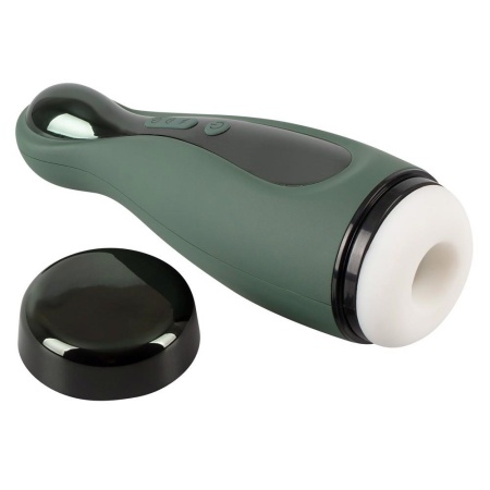 Masturbator Rebel 2 Functions – ssanie i wibracje, wbudowany akumulator USB, długość 25,8 cm, głębokość 14 cm - 2