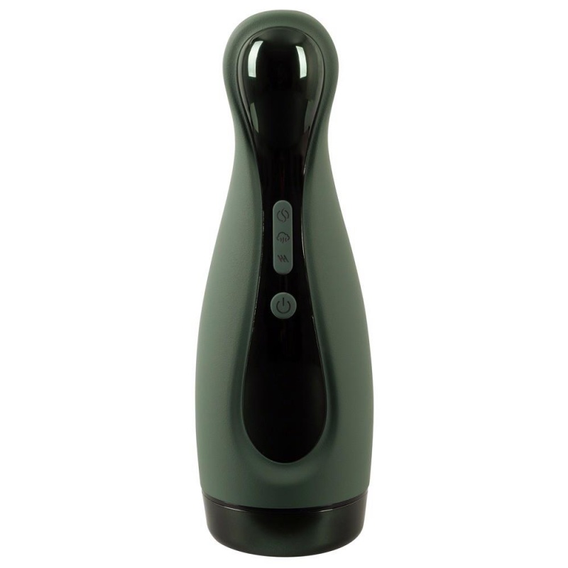 Masturbator Rebel 2 Functions – ssanie i wibracje, wbudowany akumulator USB, długość 25,8 cm, głębokość 14 cm - 3