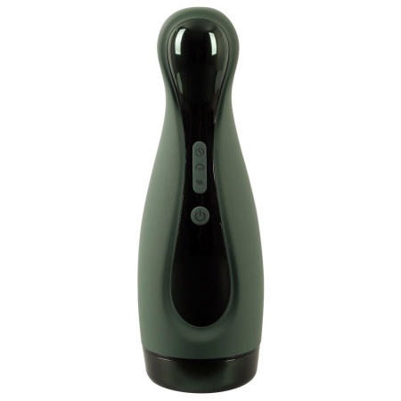 Masturbator Rebel 2 Functions – ssanie i wibracje, wbudowany akumulator USB, długość 25,8 cm, głębokość 14 cm - 3