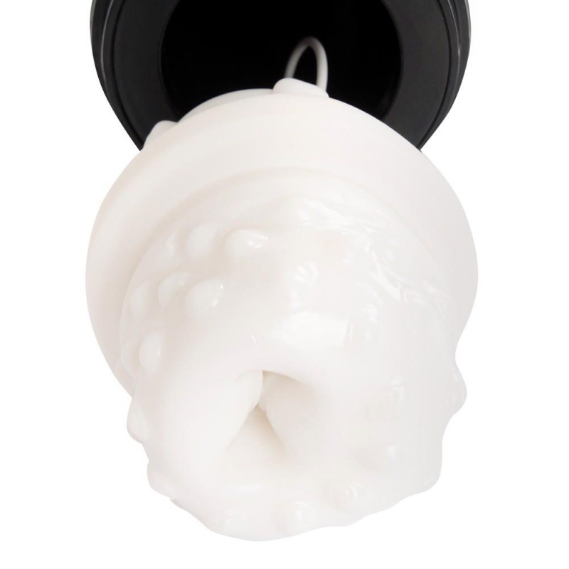 Masturbator Rebel 2 Functions – ssanie i wibracje, wbudowany akumulator USB, długość 25,8 cm, głębokość 14 cm - 8