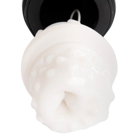 Masturbator Rebel 2 Functions – ssanie i wibracje, wbudowany akumulator USB, długość 25,8 cm, głębokość 14 cm - 8