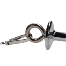 Hearts Paddle with Metal Anal Plug - 10