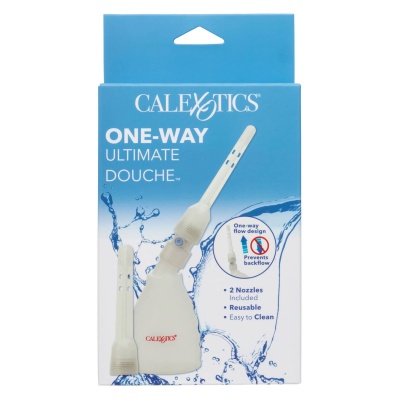 Irygator doodbytniczy One-Way Ultimate Douche – zawór jednokierunkowy, 9 cm - 1 2
