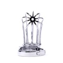 Klatka na penisa Stainless Steel Penis Cage 2 ze stali nierdzewnej z mechanizmem blokady na kłódkę - 5