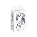 Klatka na penisa Stainless Steel Penis Cage 2 ze stali nierdzewnej z mechanizmem blokady na kłódkę - 8