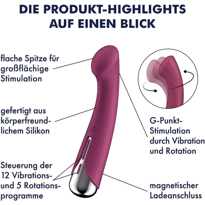 Satisfyer Spinning G-Spot 1 Red - 3
