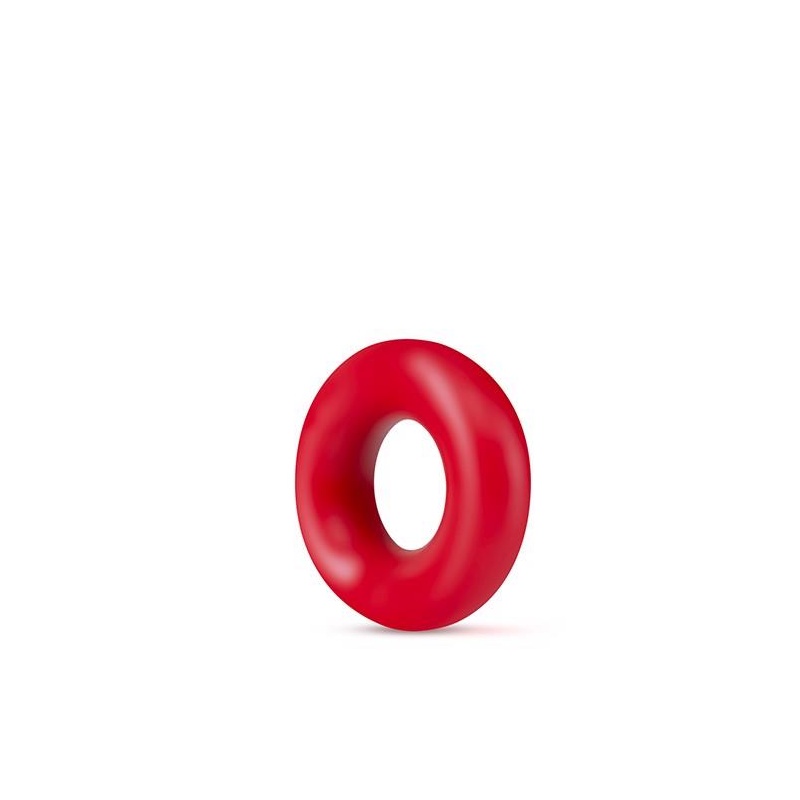 Pierścienie erekcyjne Stay Hard Donut Rings Red - zestaw 2 szt. z elastomeru TPE, średnica wewnętrzna 1,7 cm - 3