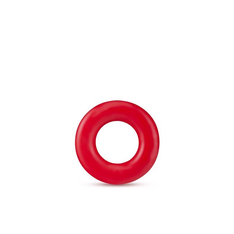 Pierścienie erekcyjne Stay Hard Donut Rings Red - zestaw 2 szt. z elastomeru TPE, średnica wewnętrzna 1,7 cm - 5