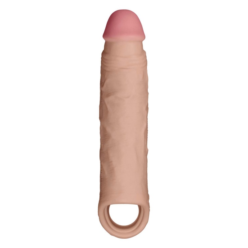 SHAFT SHEATH MODEL F 6.9 INCH LIQUID SILICONE SLEEVE PINE - 3