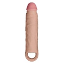 SHAFT SHEATH MODEL F 6.9 INCH LIQUID SILICONE SLEEVE PINE - 3