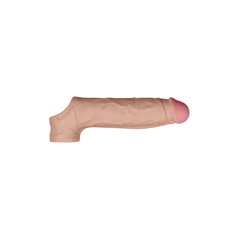 SHAFT SHEATH MODEL F 6.9 INCH LIQUID SILICONE SLEEVE PINE - 4