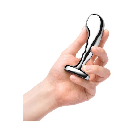 Zestaw do Stymulacji Prostaty b-Vibe Stainless Steel P-Spot - 3 Wtyczki Analne ze Stali Nierdzewnej, 6,9-11,55 cm - 4