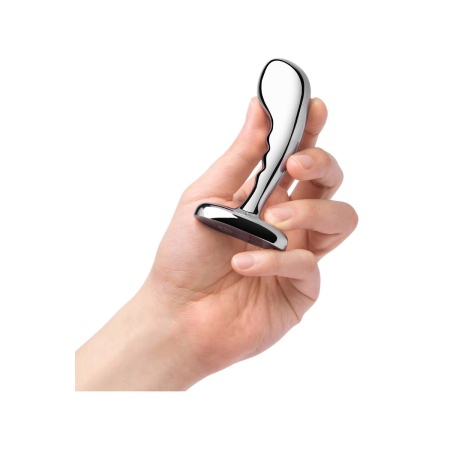 Zestaw do Stymulacji Prostaty b-Vibe Stainless Steel P-Spot - 3 Wtyczki Analne ze Stali Nierdzewnej, 6,9-11,55 cm - 5
