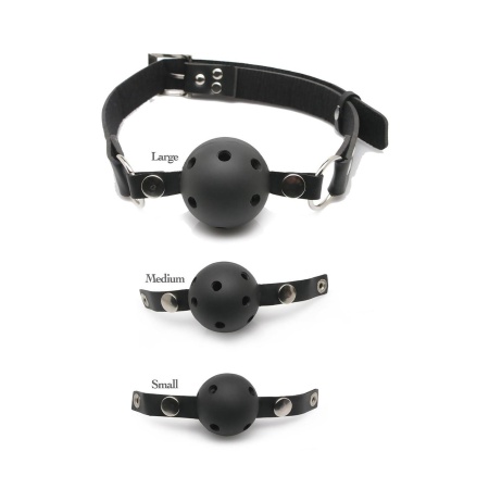 FETISH FANTASY SERIES BALL GAG TRAINING SYSTEM BLACK - 2