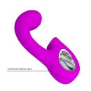 Masażer Sibel z podwójną stymulacją i funkcją stukania, 15,5 cm - 8