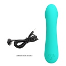 Wibrator Cetus Green z 12 funkcjami - silikon medyczny, 21 cm - 13