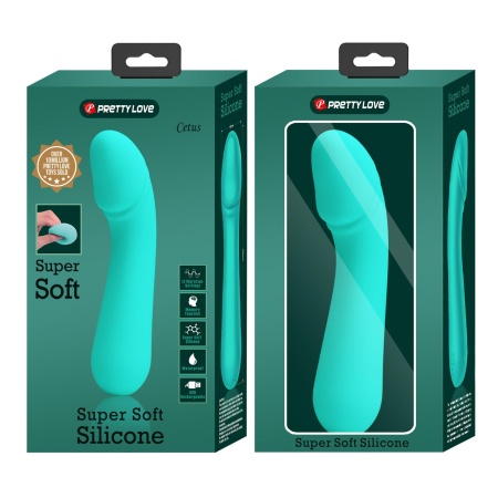 Wibrator Cetus Green z 12 funkcjami - silikon medyczny, 21 cm - 14