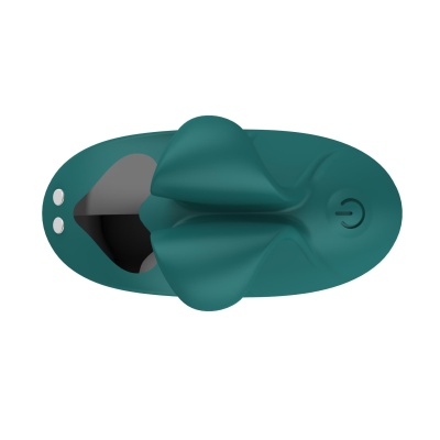 Masażer na palec Finger Massager USB 9 Functions – ciemnozielony - 1 2