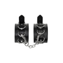Anonymo handcuffs, PU leather, black, 26.5 cm - 4