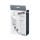 Anonymo handcuffs, PU leather, black, 26.5 cm - 8