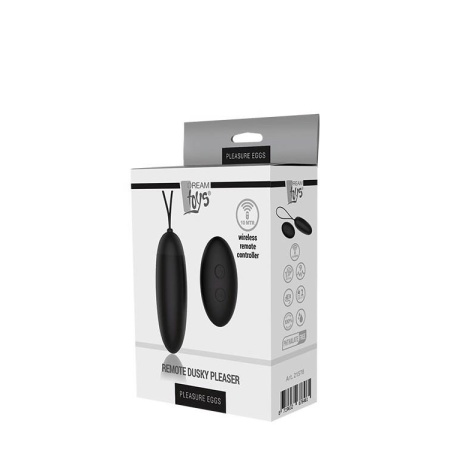 PLEASURE EGGS REMOTE DUSKY PLEASER BLACK - 1